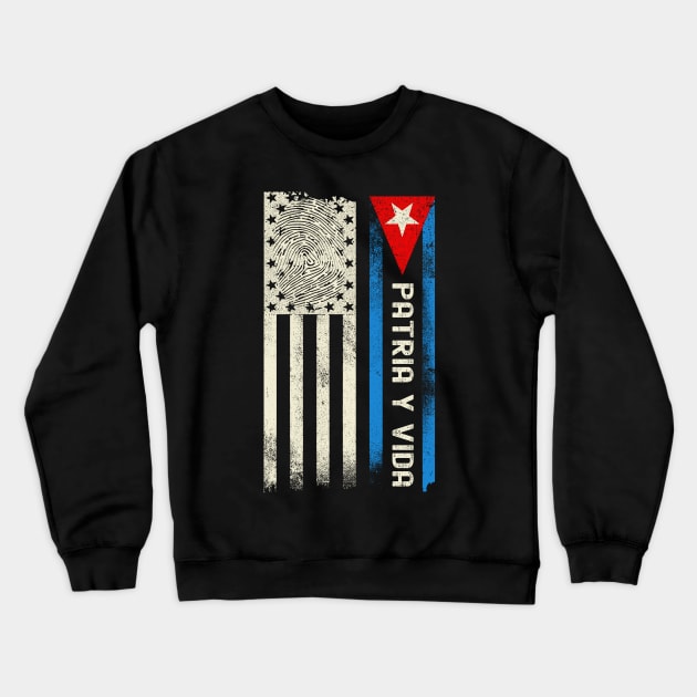 Cuba - Patria y Vida Crewneck Sweatshirt by Etopix